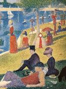 Georges Seurat A sondagseftermiddag pa on Allow to Magnifico Jatte oil on canvas